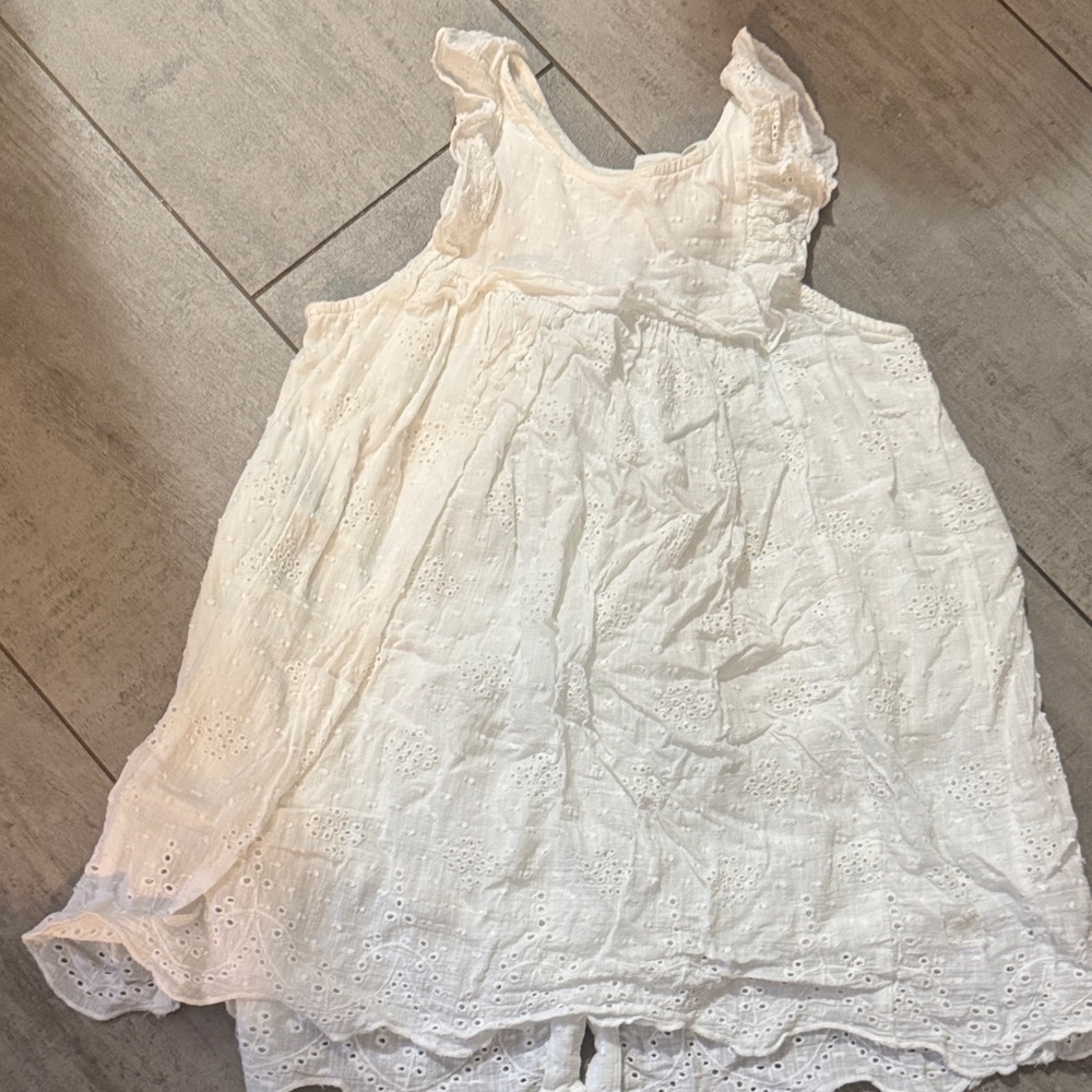 Babycottons White Eyelet Dress